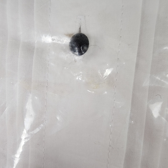 Neil Allyn White Tuxedo Shirt Slim Fit Wing Collar 1/4" Pleats Wedding Size 3XL - Picture 11 of 13